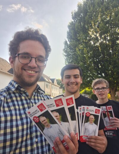 Haustürwahlkampf in Erkelenz
